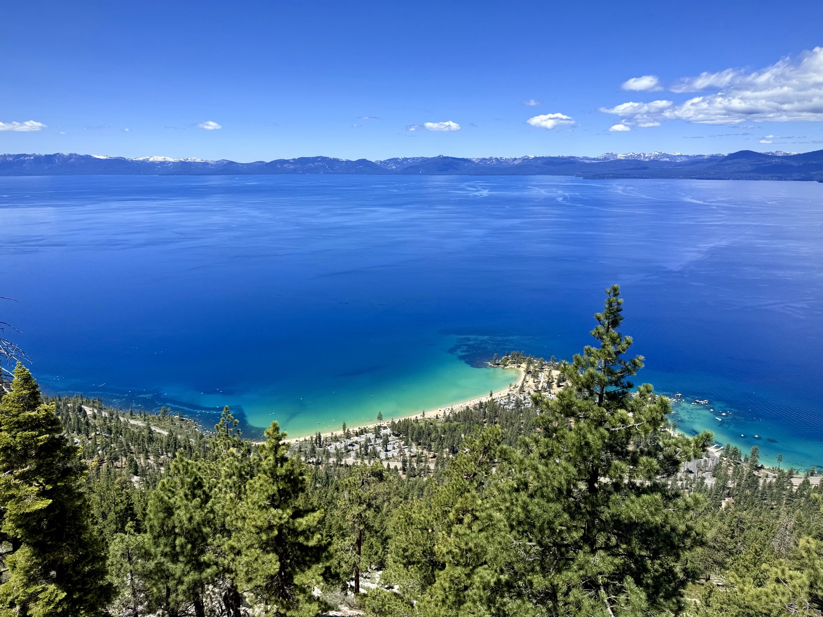 sand harbor from the flume · tahoe